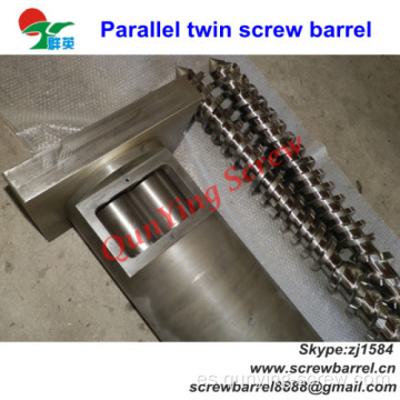 Barril bimetálico paralelo tornillo